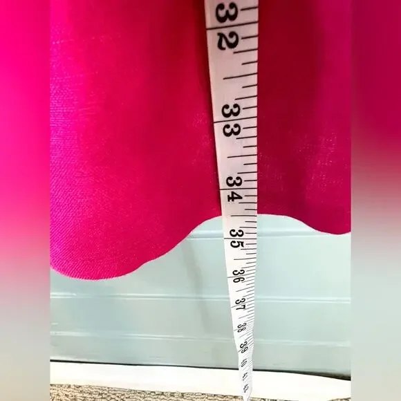 Anthropologie The Somerset Mini Dress pink linen blend XS petite vacation travel - Picture 7 of 9